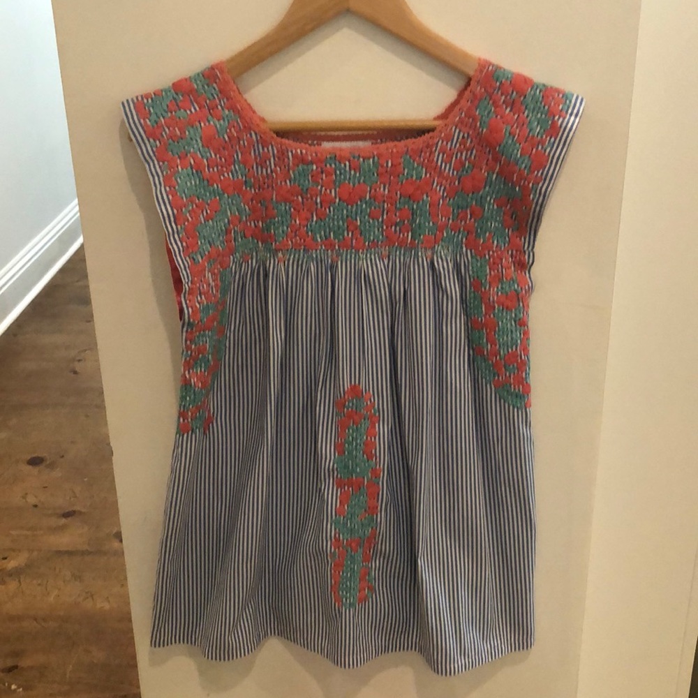 Mi Golondrina Flores Blouse
